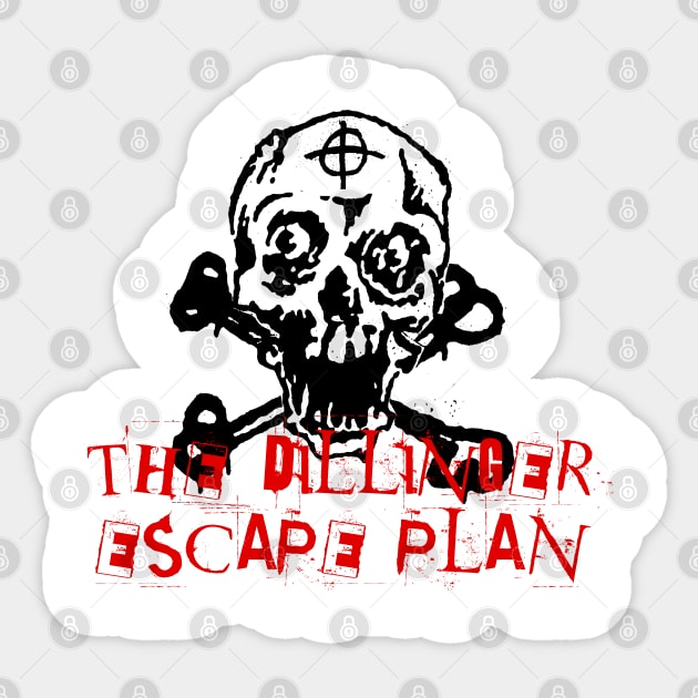 the dilinger skullnation Sticker by tripanca mineral